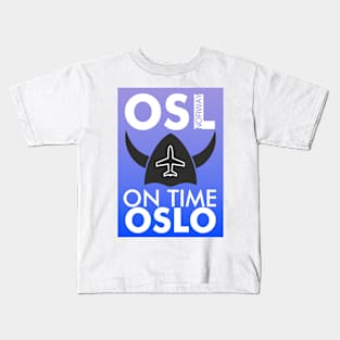 OSL airport Kids T-Shirt